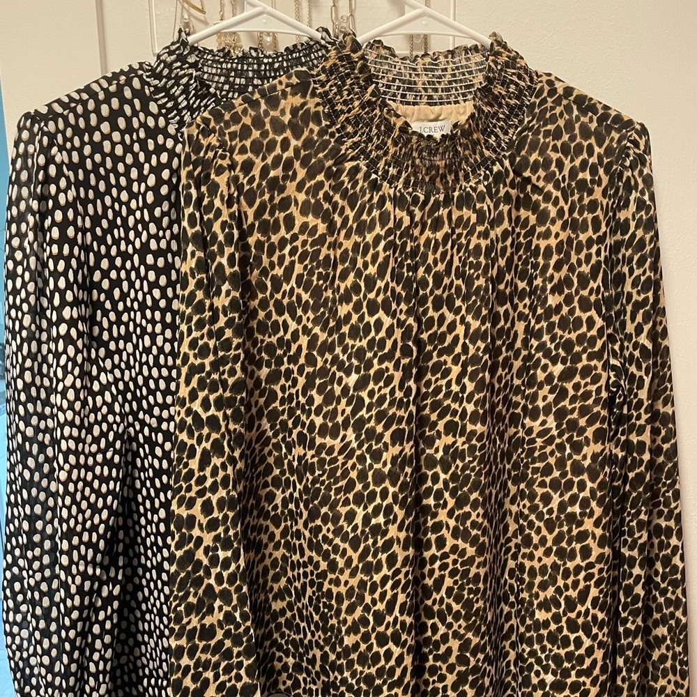 J. Crew High Neck Tops, sz. L